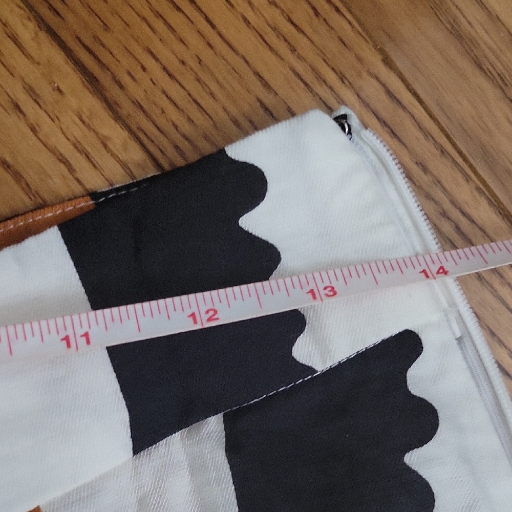 Traffic People Striped Tiered Maxi Skirt — Rust, Black & White - Picture 5 of 6